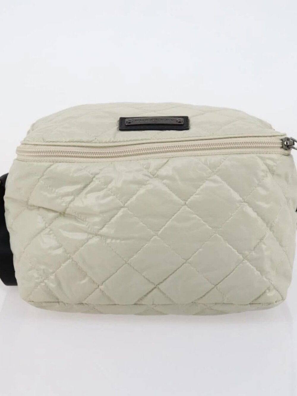 BURBERRY Jimmy Choo Shoulder Bag Nylon Leather 2 Set Beige Ivory Auth BA8473 - Picture 7 of 16